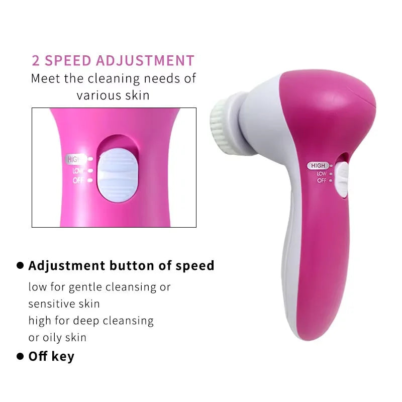 5 IN 1 Electric Facial Cleaner Brush™